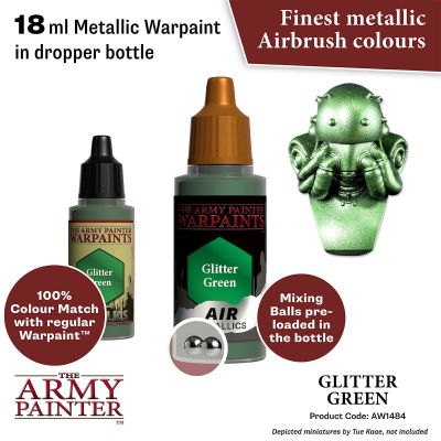 Air Glitter Green (18ml) The Army Painter Airbrush Acrylfarbe