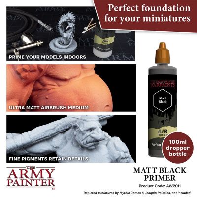Air Primer Black (100ml) The Army Painter Airbrush Acrylfarbe