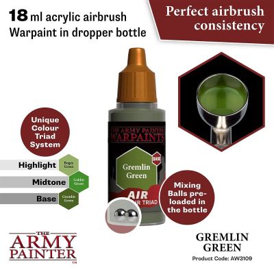 Air Gremlin Green (18ml) The Army Painter Airbrush Acrylfarbe