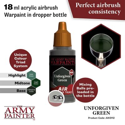 Air Unforgiven Green (18ml) The Army Painter Airbrush Acrylfarbe