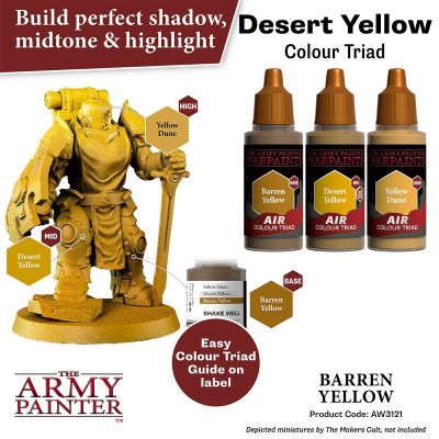 Air Barren Yellow (18ml) The Army Painter Airbrush Acrylfarbe