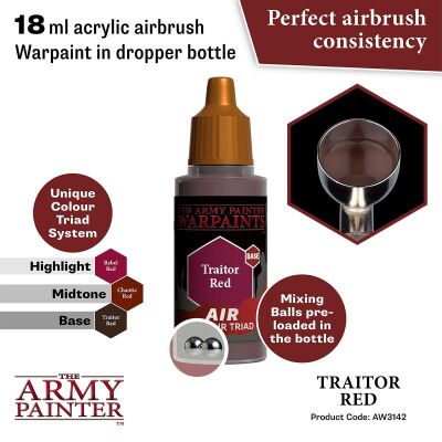 Air Traitor Red (18ml) The Army Painter Airbrush Acrylfarbe