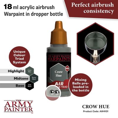 Air Crow Hue (18ml) The Army Painter Airbrush Acrylfarbe