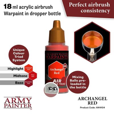 Air Archangel Red (18ml) The Army Painter Airbrush Acrylfarbe