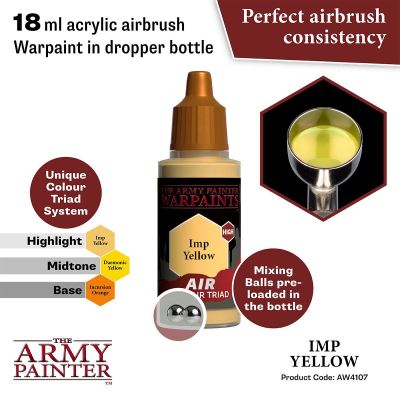 Air Imp Yellow (18ml) The Army Painter Airbrush Acrylfarbe