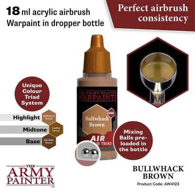 Air Bullwhack Brown (18ml) The Army Painter Airbrush Acrylfarbe