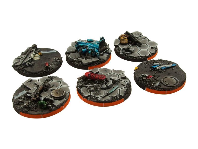 Urban Fight Arc Bases Round 40mm (2)