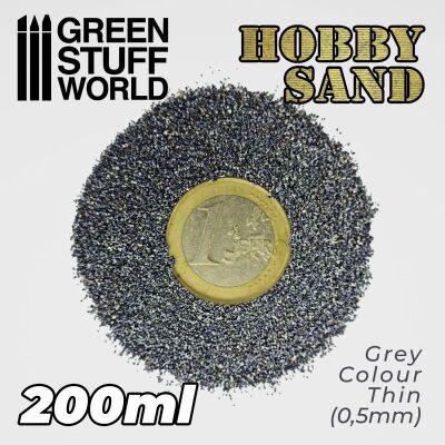 Thin Hobby Sand - Dark Grey gr&ouml;&szlig;envergleich
