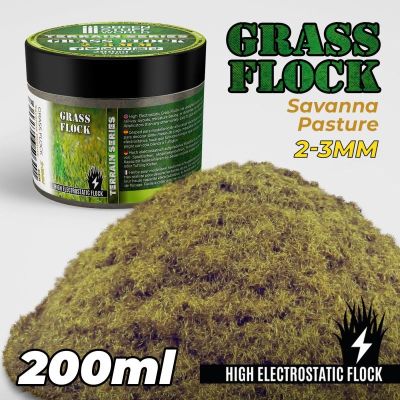 Static Grass Flock 2-3mm - Savanna Pasture (200ml)