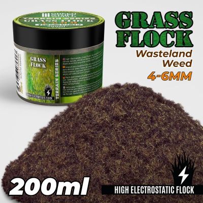 Static Grass Flock 4-6mm - Wasteland Weed (200ml)