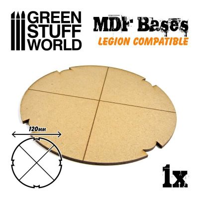 MDF Bases - Round 120mm (Legion)