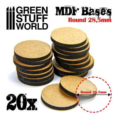 MDF Bases - Round 28,5mm