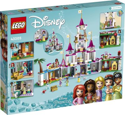LEGO Disney Princess - 43205 Ultimatives Abenteuerschloss Verpackung R&uuml;ckseite