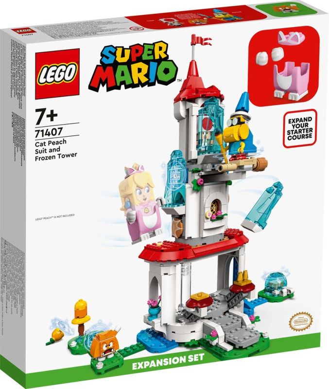 LEGO Super Mario - 71407 Katzen-Peach-Anzug und Eisturm – Erweiterungsset