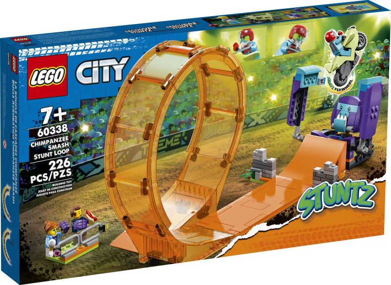 LEGO City - 60338 Schimpansen-Stuntlooping Verpackung Rückseite