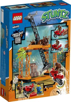 LEGO City - 60342 Haiangriff-Stuntchallenge Verpackung R&uuml;ckseite