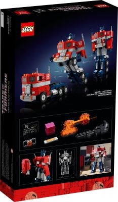 LEGO Creator Expert - 10302 Optimus Prime Verpackung R&uuml;ckseite