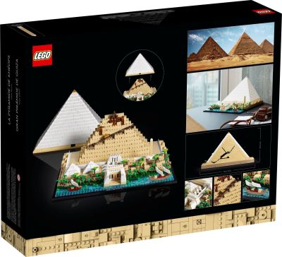 LEGO Architecture - 21058 Cheops-Pyramide Verpackung R&uuml;ckseite
