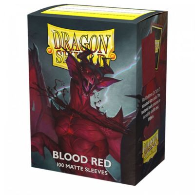 Dragon Shield Standard Sleeves - Matte Blood Red