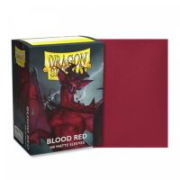 Dragon Shield Standard Sleeves - Matte Blood Red