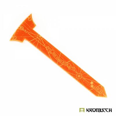 Deep Strike Ruler Template 9 - Small Perimeter - Orange