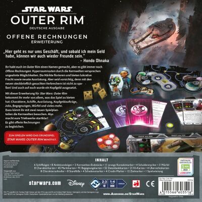 Star Wars: Outer Rim &ndash; Offene Rechnungen