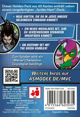 Marvel Champions: Das Kartenspiel - Valkyrie  r&uuml;ckseite details