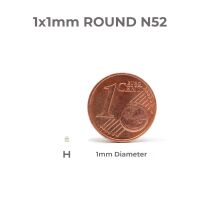 MiniatureAid Magnet 1x1 Gr&ouml;&szlig;envergleich