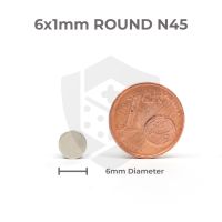 MiniatureAid Magnet 6x1 Gr&ouml;&szlig;envergleich