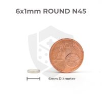 MiniatureAid Magnet 6x1 Gr&ouml;&szlig;envergleich