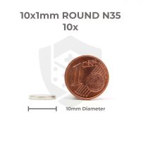 MiniatureAid Magnet 10x1 Gr&ouml;&szlig;envergleich