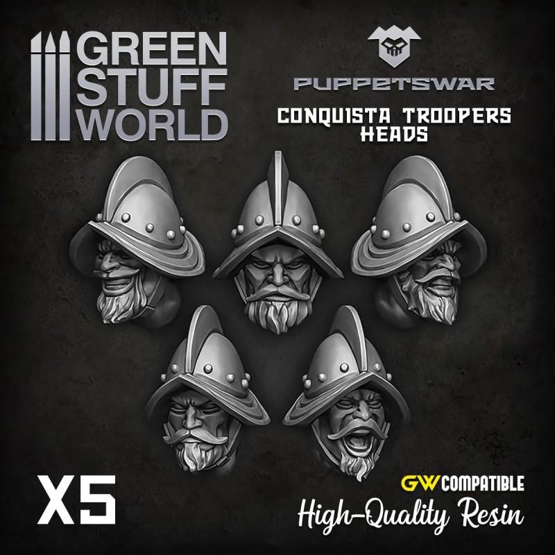 Conquista Troopers Heads