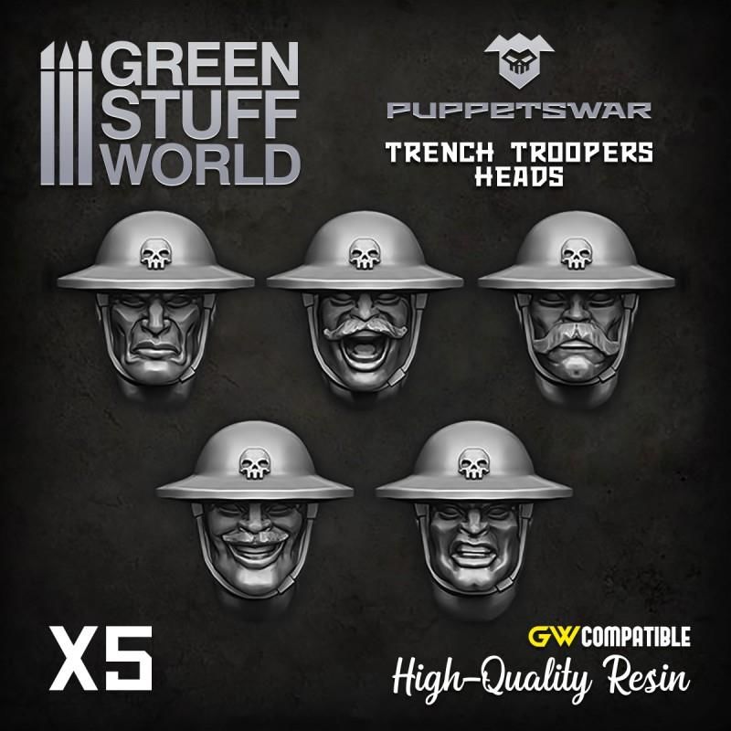 Trench Troopers heads