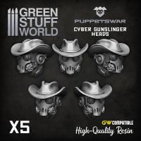 Cyber Gunslinger Heads