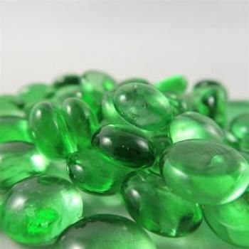 Gaming Glass Stones in Tube - Crystal Light Green (40)