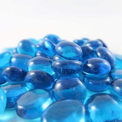 Gaming Glass Stones in Tube - Crystal Aqua (40)