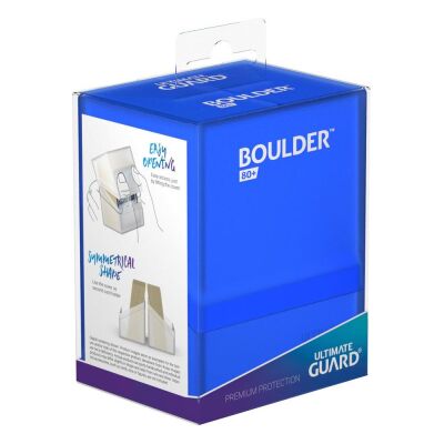 Ultimate Guard Boulder Deck Case 80+ Standardgr&ouml;&szlig;e Sapphire