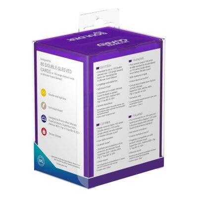 Ultimate Guard Boulder Deck Case 80+ Standardgr&ouml;&szlig;e Amethyst