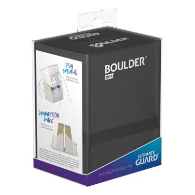 Ultimate Guard Boulder Deck Case 80+ Standardgr&ouml;&szlig;e Onyx