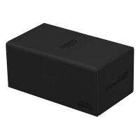Ultimate Guard Twin Flip&acute;n&acute;Tray Case 200+ XenoSkin Monocolor Schwarz
