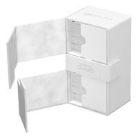 Ultimate Guard Twin Flip&acute;n&acute;Tray Case 200+ XenoSkin Monocolor Wei&szlig;
