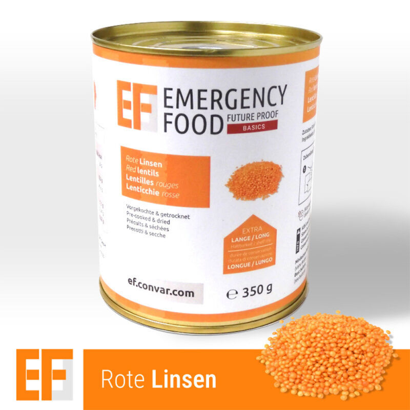 EF BASICS Rote Linsen (350 g)
