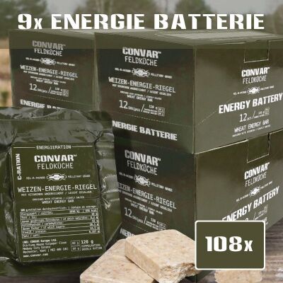 108 x CONVAR FELDKÜCHE Energie-Ration...