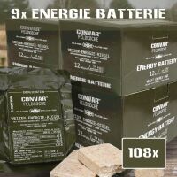 108 x CONVAR FELDK&Uuml;CHE Energie-Ration (Weizen-Energie-Riegel) (120 g / 2x 60 g)