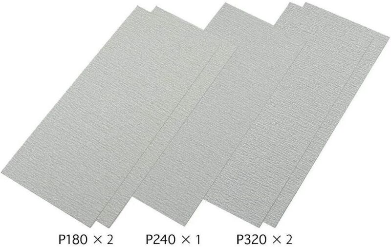 Schleifpapierset 180/240/320 (5)