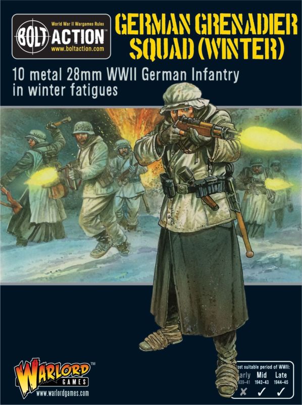German Grenadiers in Winter Clothing