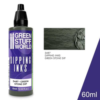 Dipping Ink - Black-Green Stone Dip (60ml)