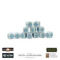 Bolt Action Order Dice Pack - Ice White (12)