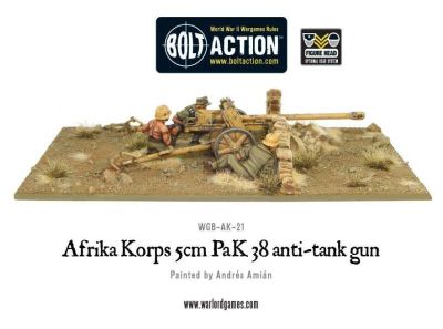 Afrika Korps 5cm PaK 38 Anti-tank Gun