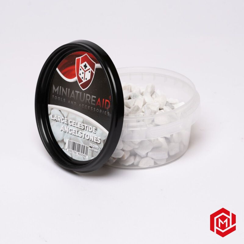 MiniatureAid Large Celestide Angelstones Dose von oben